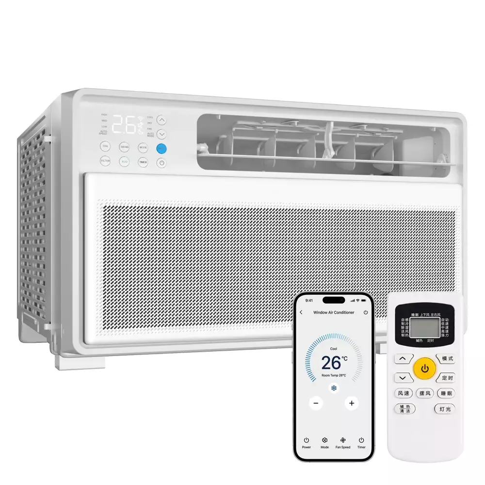 9000BTU Inverter Energy Saving Remote Control Window Air Conditioner