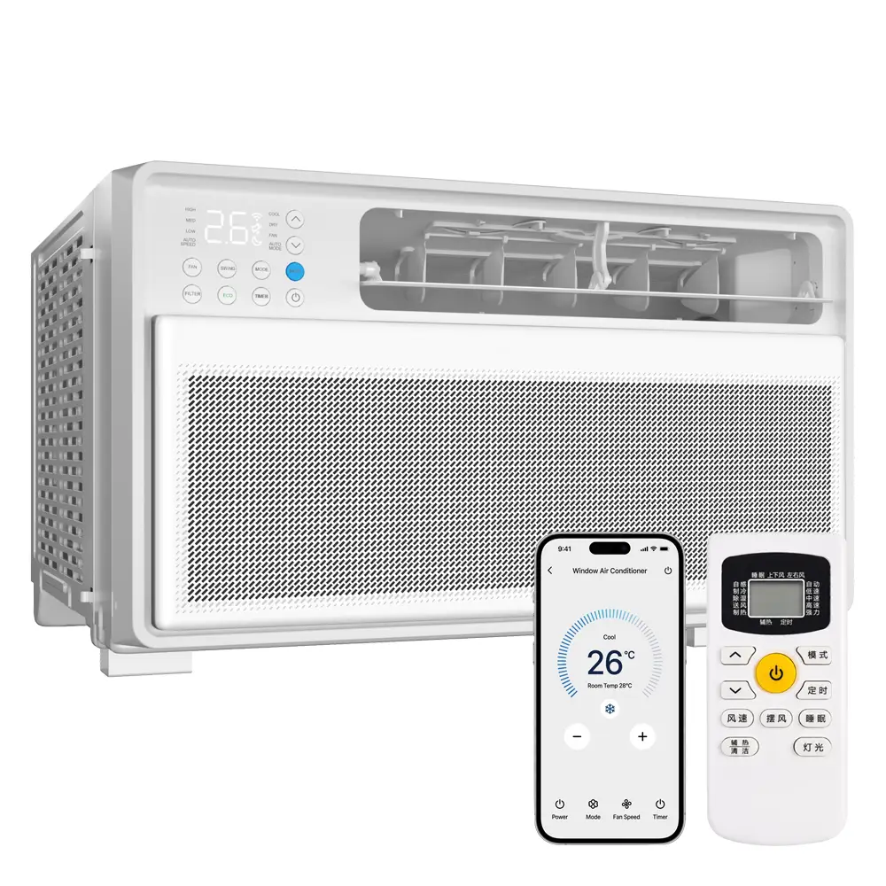 9000BTU Инверторный энергосберегающий оконный кондиционер с дистанционным управлением